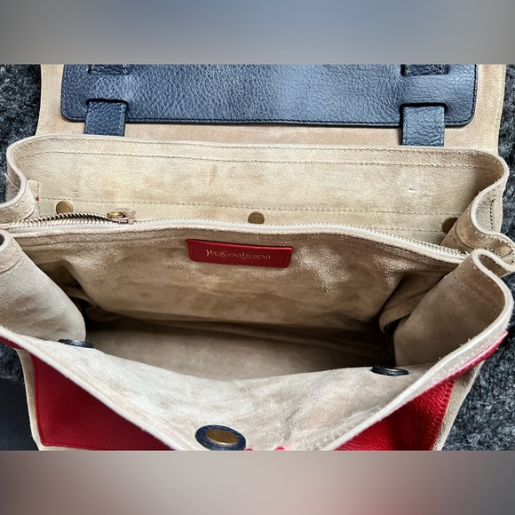 ❤️Yves Saint Laurent MUSE TWO LEATHER HANDBAG - Picture 4 of 11